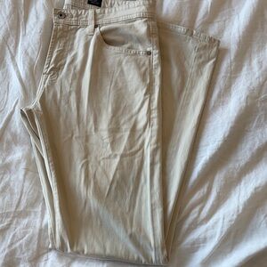 Ag Adriano Goldschmied Cream Chinos